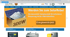 Desktop Screenshot of dp-solar-shop.de